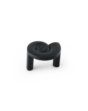 Tirador de mueble negro mate CALDO tirador de diseño