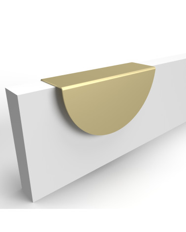 Tirador de mueble oro mate ZORIA tirador de diseño