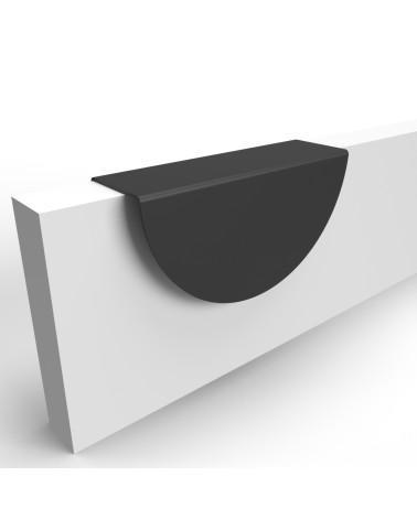 Tirador de mueble negro mate ZORIA tirador de diseño