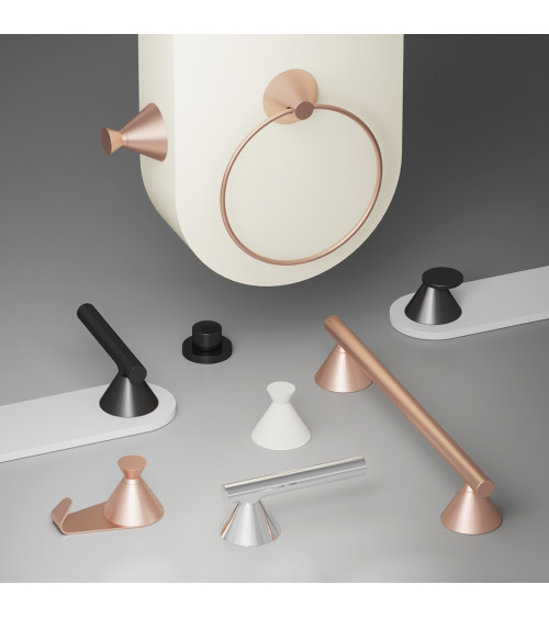 Tirador de mueble cromo pulido ROG tirador de diseño