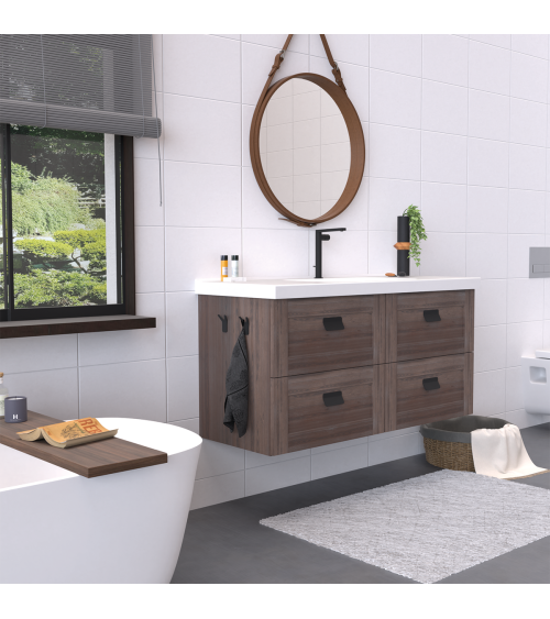 Tirador de mueble negro mate SEA diseño
