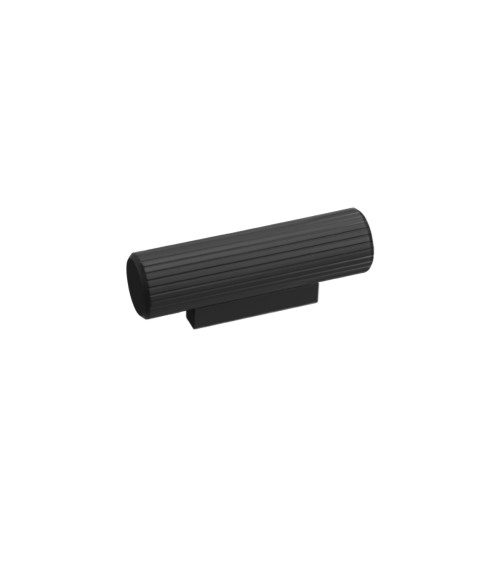 Tirador de mueble negro AVANTI en T diseño