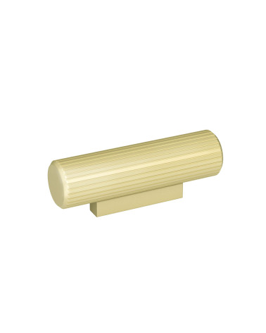 Tirador de mueble dorado mate AVANTI en T diseño