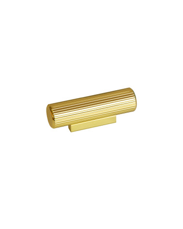 Botón de mueble oro pulido AVANTI en T tirador de diseño