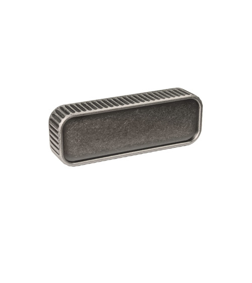 Tirador de mueble plata envejecida WEGA tirador de diseño