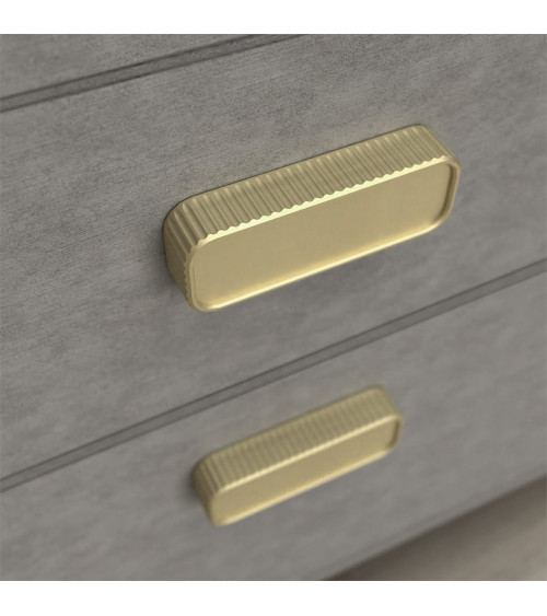 Tirador de mueble oro mate WEGA tirador de diseño