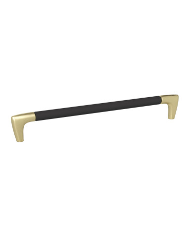 Tirador de mueble negro mate/oro mate ALAMBRE diseño
