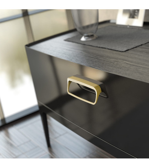 Tirador de mueble oro mate LAGO tirador de diseño