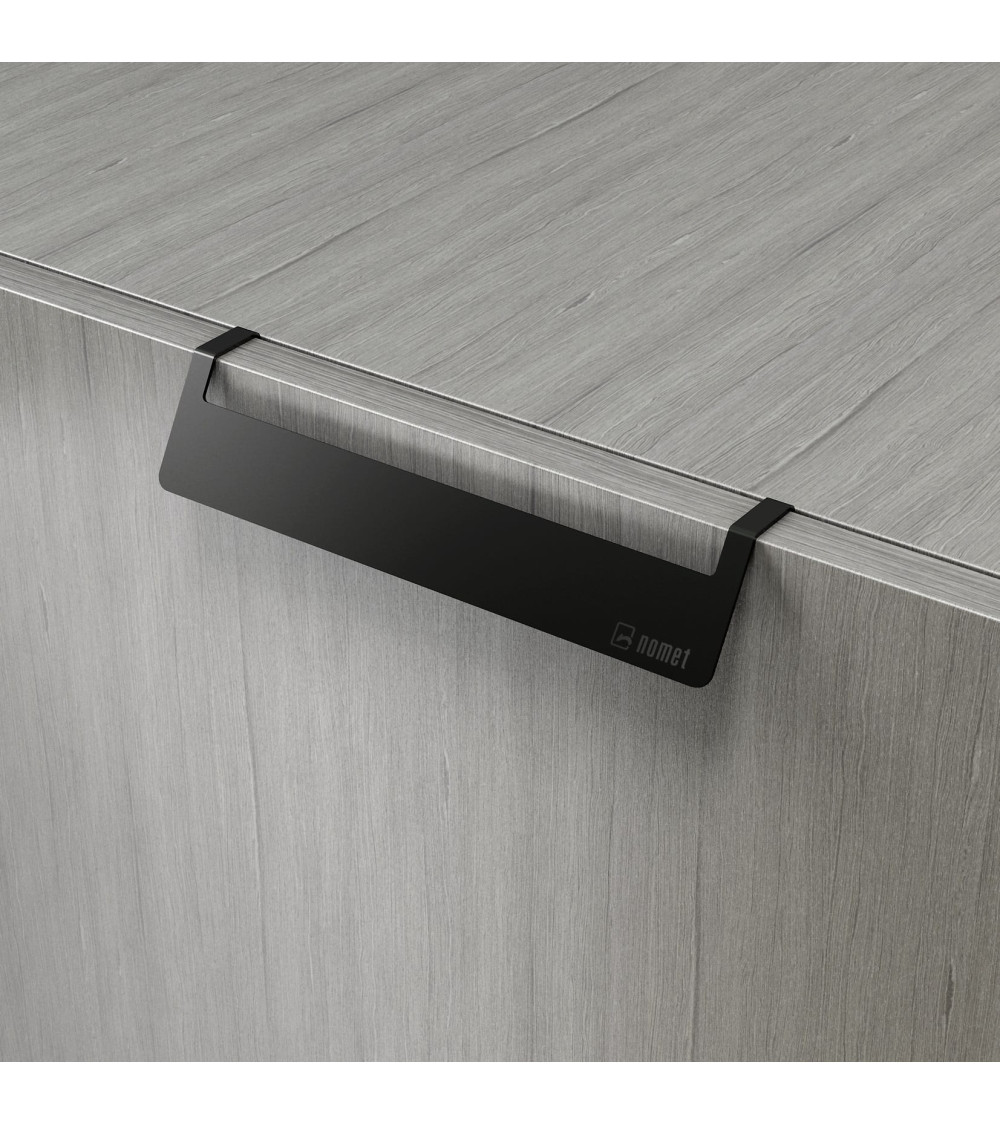 Tirador de mueble negro mate PRATO-2 tirador de diseño