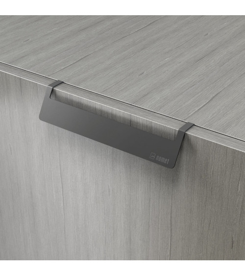 Tirador de mueble antracita PRATO-2 tirador de diseño