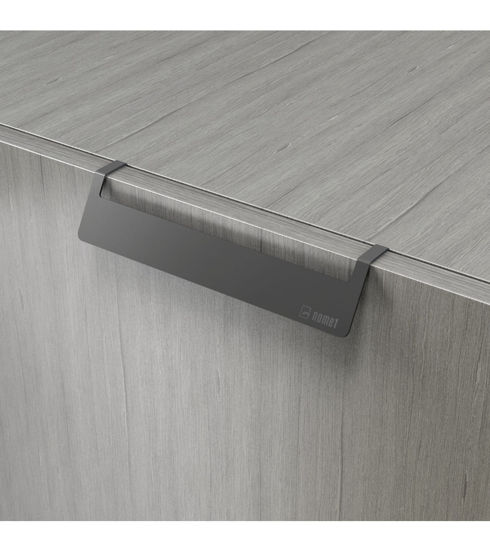 Tirador de mueble antracita PRATO-2 tirador de diseño