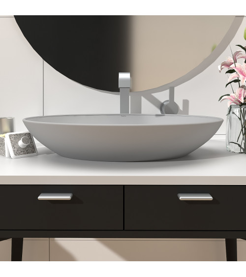 Tirador de mueble cromo satinado NOX-1 tirador de diseño