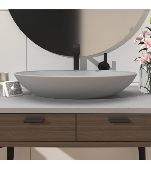 Tirador de mueble negro mate NOX-1 tirador de diseño