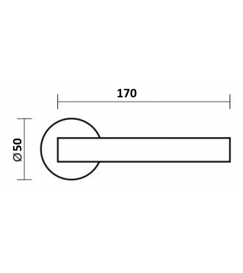 Tirador de puerta bicolor JUMELLE herraje de diseño