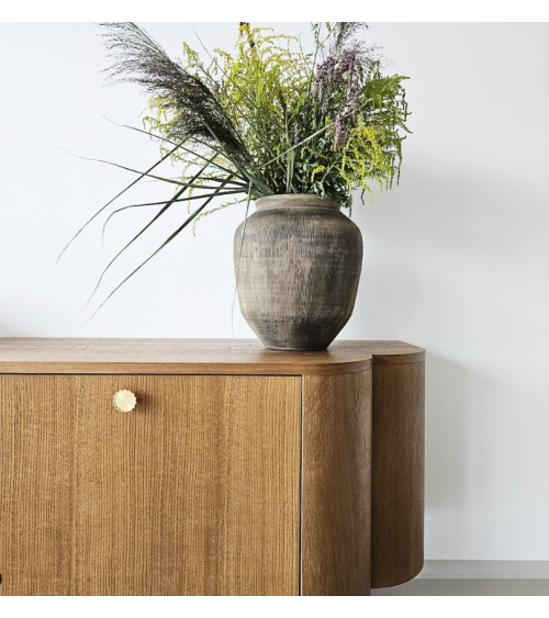 Botón de mueble dorado pulido LEXI tirador de diseño