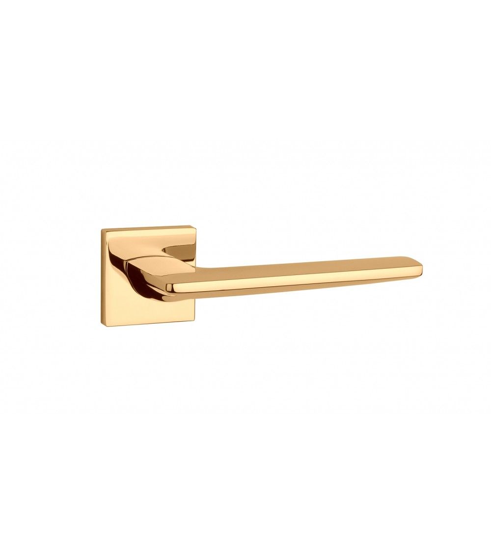Maneta de puerta oro pulido LUNARIA maneta de diseño