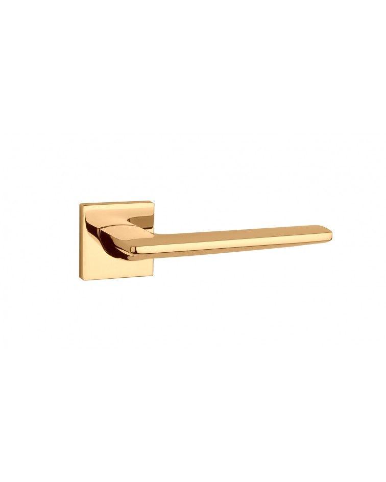 Maneta de puerta oro pulido LUNARIA maneta de diseño