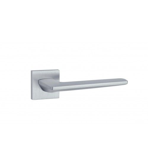 Manilla de puerta LUNARIA cromada satinada manilla de diseño