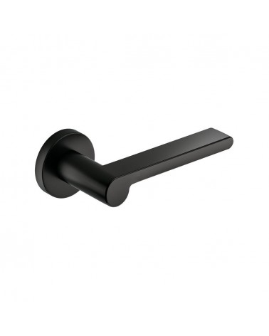 Tirador de puerta negra Pandora diseño vista superior inclinada