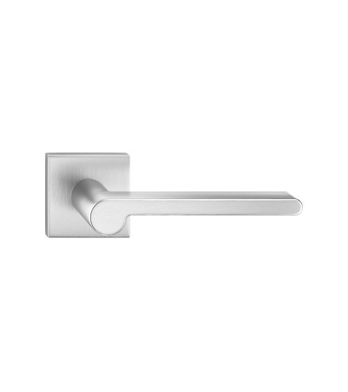 Manilla de puerta cromo satinado Pandora herrajes de diseño