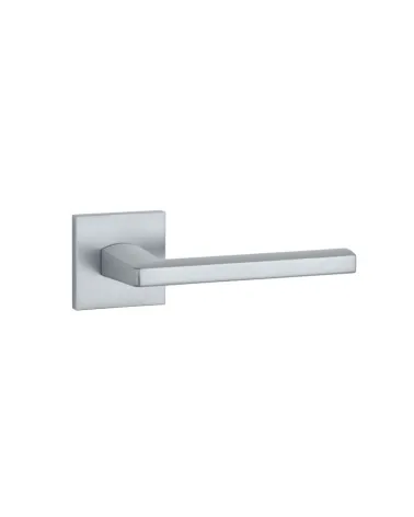 Tirador de puerta cromo satinado PYROLA ferretería decorativa