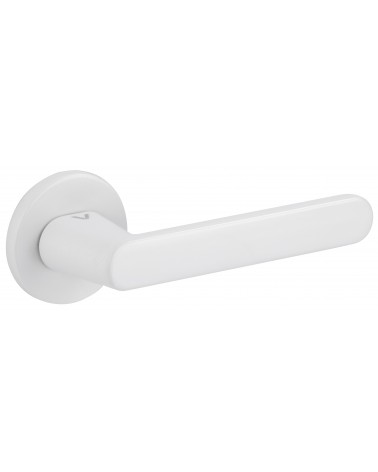 Tirador de puerta blanco Nesh herraje de diseño