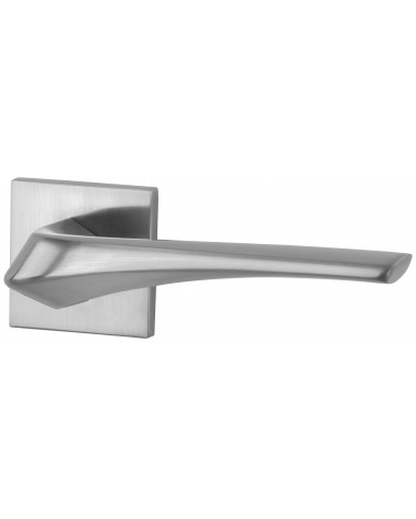 Manilla de puerta cromo satinado Heavy ferretería diseño