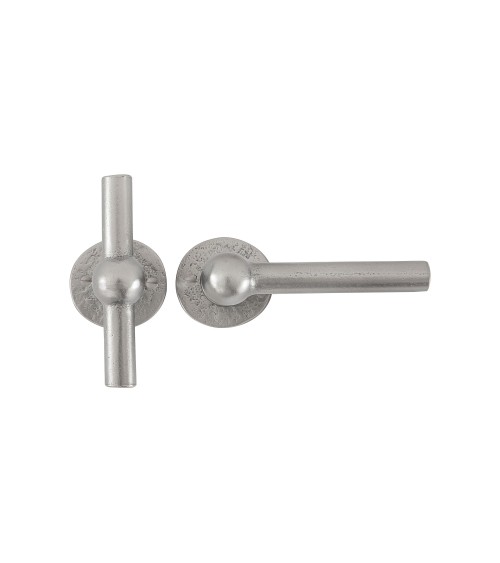 Manija de puerta + manija vertical cromada en hierro BECDF - manija de diseño