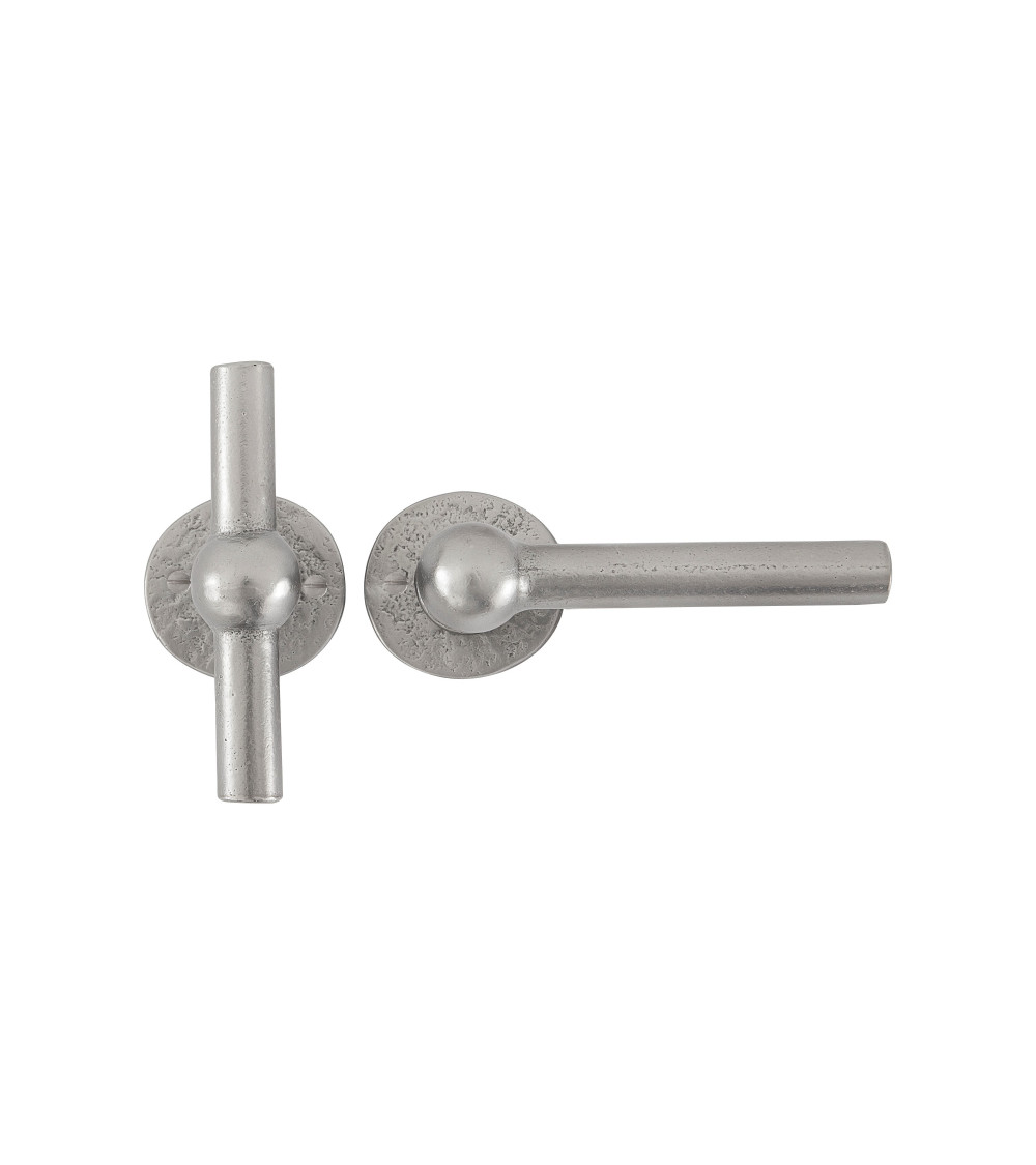 Manija de puerta + manija vertical cromada en hierro BECDF - manija de diseño