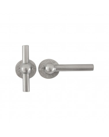 Manija de puerta + manija vertical cromada en hierro BECDF - manija de diseño