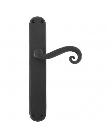 Manija de puerta negra de hierro 271 - ferretería de diseño