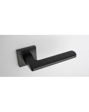 Tirador de puerta negro YUKA ferretería decorativa vista superior