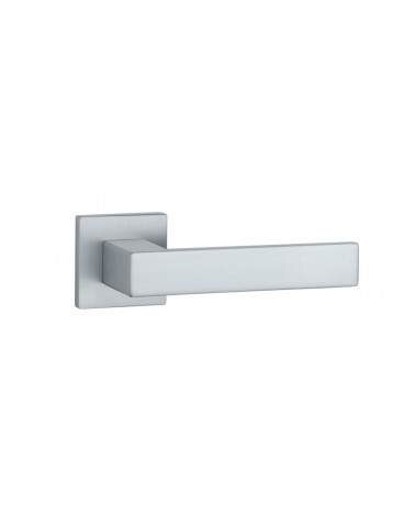 Tirador de puerta cromado satinado PINA diseño decorativo