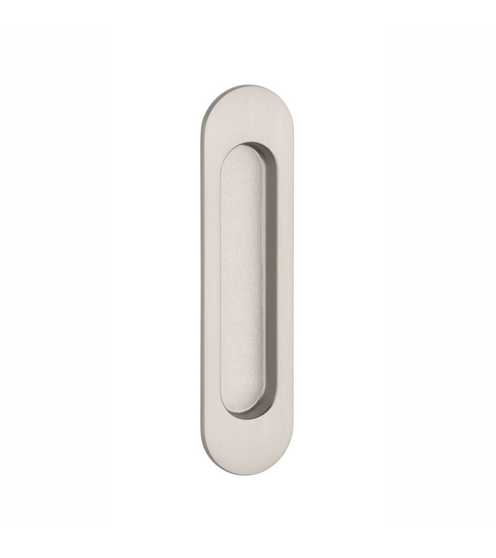 Tirador de puerta corredera níquel satinado APRILE 7040 tirador de diseño