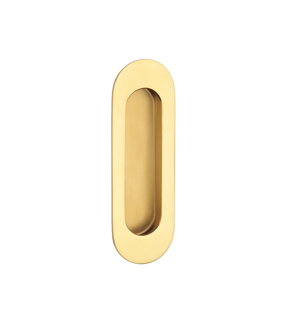 Tirador de puerta corredera oro pulido STERK 1717 tirador de diseño