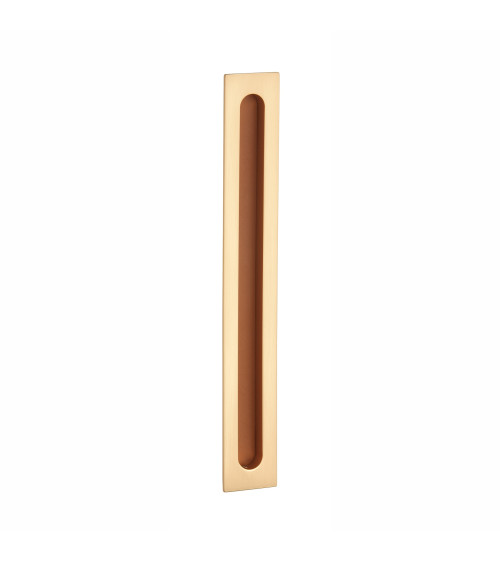 Tirador de puerta corredera oro mate / cuero APRILE HD 239 tirador de diseño