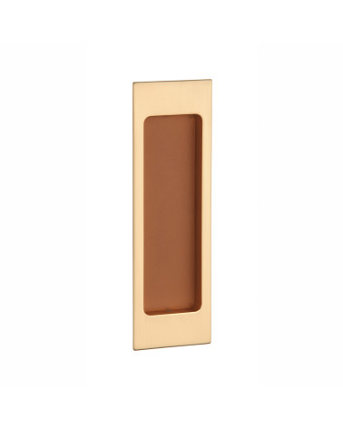 Tirador de puerta corredera oro mate / cuero APRILE HD 240 tirador de diseño