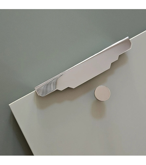 Tirador de mueble cromo pulido KARLA CR tirador de diseño