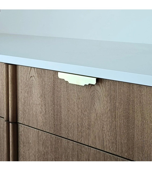 Tirador de mueble cromo pulido KARLA CR tirador de diseño