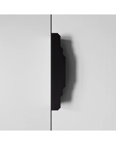 Tirador de mueble de latón KARLA BLACK tirador de diseño fijado verticalmente