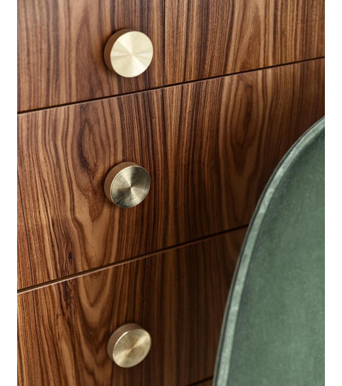 Botón de mueble dorado mate TOVE tirador de diseño