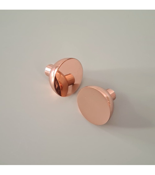 Tirador de mueble de cobre LUNA M diseño