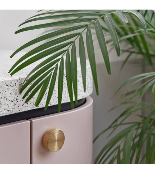 Botón de mueble dorado mate TOVE tirador de diseño