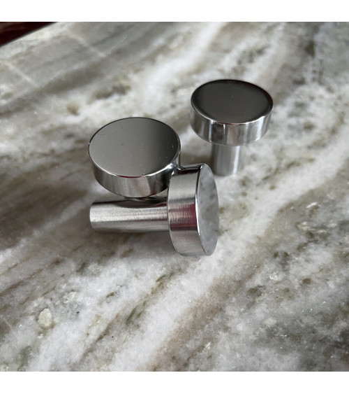 Botón de mueble cromo pulido NENA M diseño