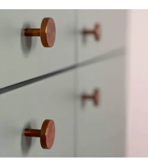 Botón de mueble en latón NENA M diseño