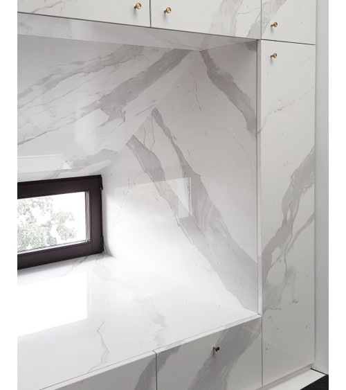 Botón de mueble de latón VERA S tirador de diseño