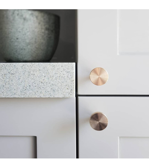 Botón de mueble cromo pulido NENA M diseño