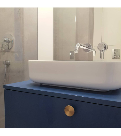 Botón de mueble de latón VERA S tirador de diseño