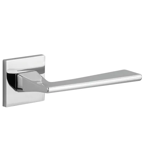 Manecilla de puerta cromo satinado VS SPY cuadrada - diseño