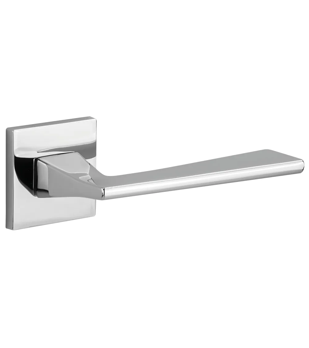 Manecilla de puerta cromo satinado VS SPY cuadrada - diseño